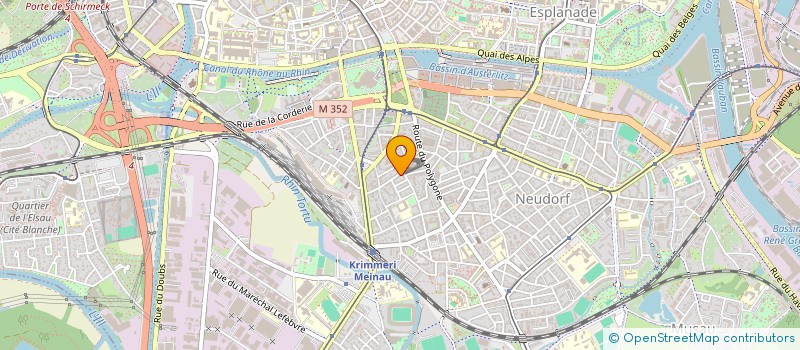 localisation de l'entreprise MADAME CLAIRE JUEN à STRASBOURG