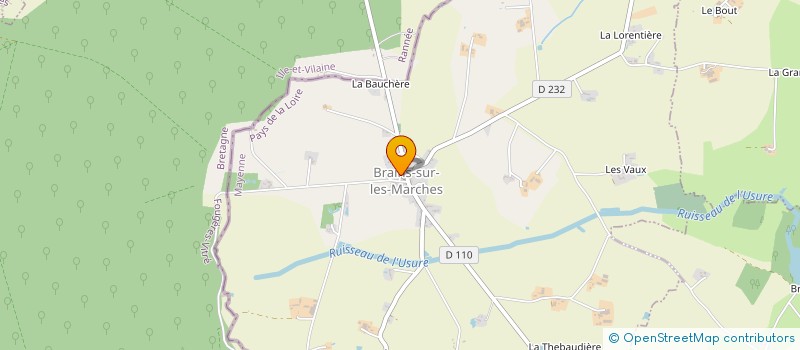 localisation de l'entreprise MADAME CLAIRE JUILLAND  VITRE