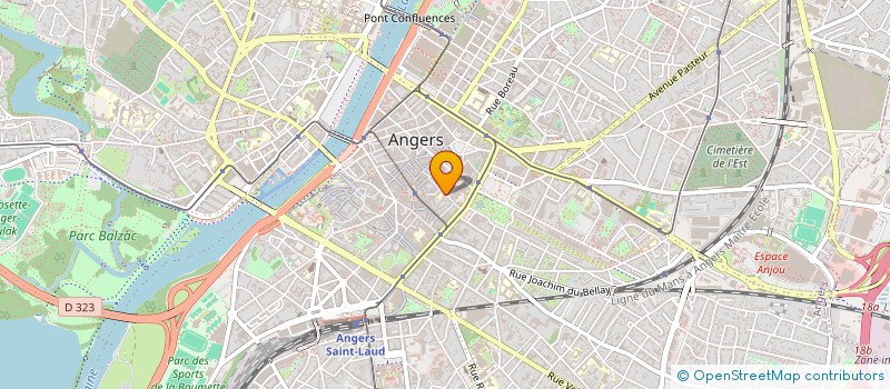 localisation de l'entreprise MADAME CLAIRE JUILLET DE SAINT LAGER à ANGERS