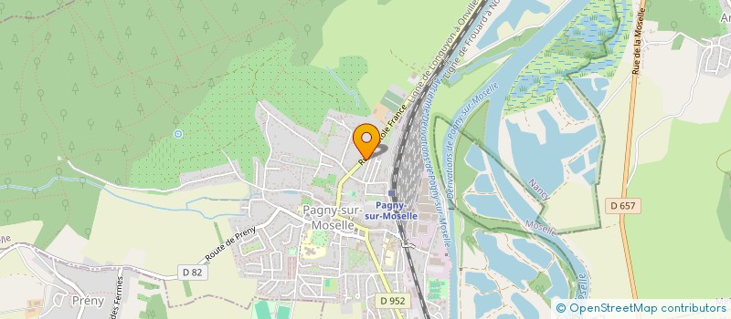 localisation de l'entreprise MADAME CLAIRE JULITA  PAGNY-SUR-MOSELLE