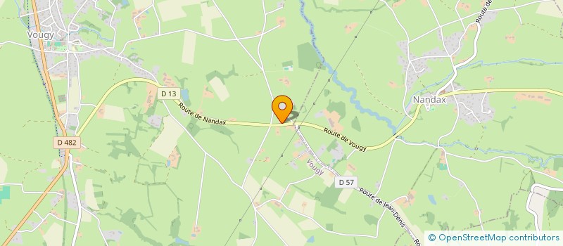 localisation de l'entreprise MADAME CLAIRE JUMEAU  VOUGY