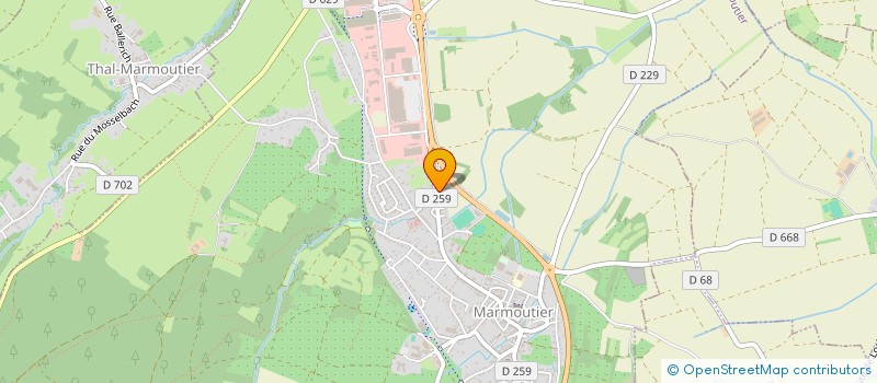 localisation de l'entreprise MADAME CLAIRE JUNG  MARMOUTIER