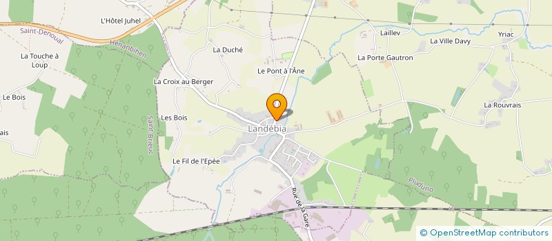 localisation de l'entreprise MADAME CLAIRE KANIK  LANDEBIA