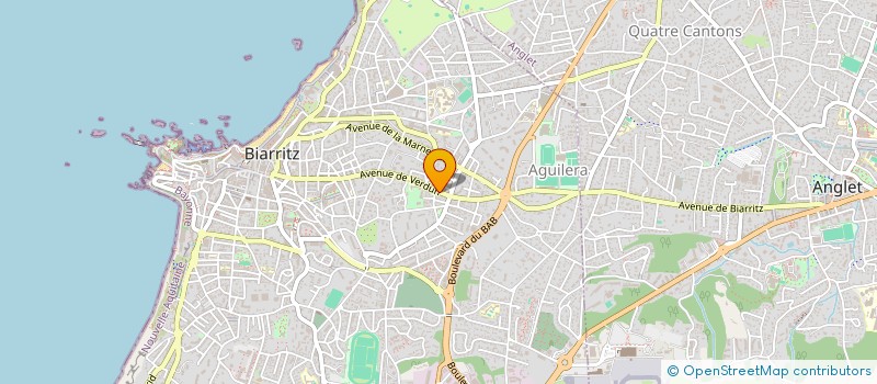 localisation de l'entreprise MADAME CLAIRE KARABATSOS  BIARRITZ
