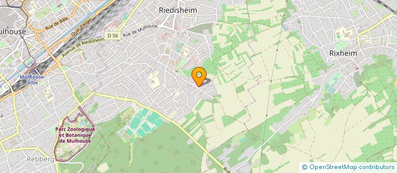 localisation de l'entreprise MADAME CLAIRE KARECKI  RIEDISHEIM