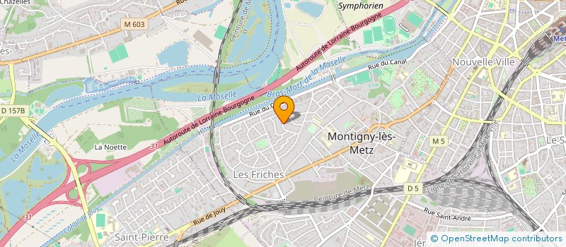 localisation de l'entreprise MADAME CLAIRE KEDRYNA à MONTIGNY-LES-METZ