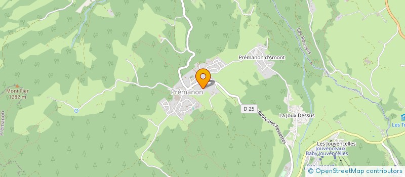 localisation de l'entreprise MADAME CLAIRE KISSEL  PREMANON