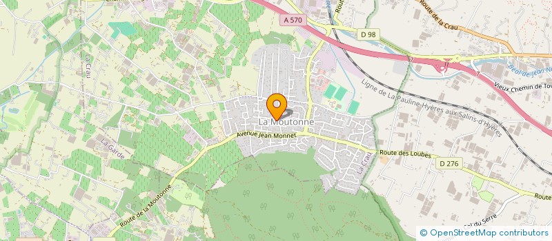 localisation de l'entreprise MADAME CLAIRE KRYSHINE  LA CRAU