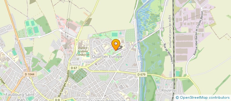 localisation de l'entreprise MADAME CLAIRE KUBAS  SAINT-QUENTIN