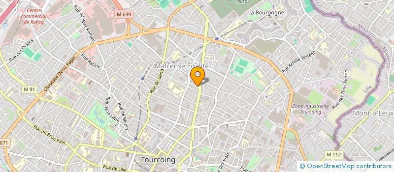 localisation de l'entreprise MADAME CLAIRE KUBIAK  TOURCOING