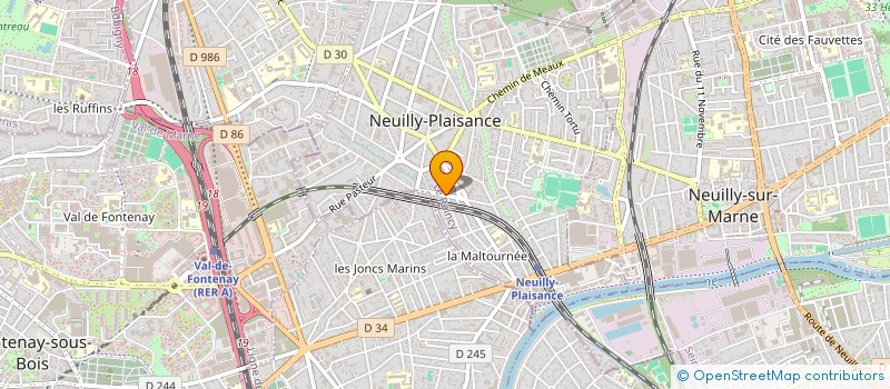 localisation de l'entreprise MADAME CLAIRE KYRIACOU à NEUILLY-PLAISANCE