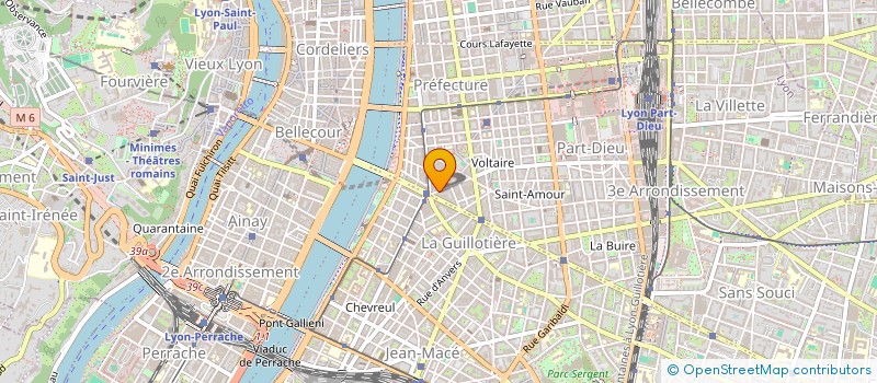 localisation de l'entreprise MADAME CLAIRE L'HERITIER  LYON