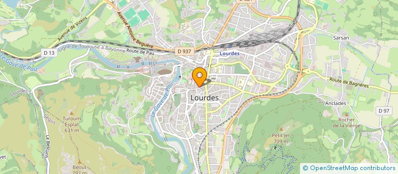 localisation de l'entreprise MADAME CLAIRE LABEDAIX à LOURDES