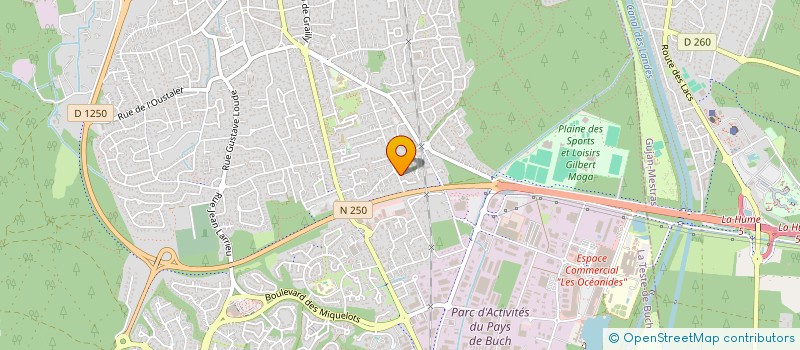 localisation de l'entreprise MADAME CLAIRE LAFAYSSE à LA TESTE-DE-BUCH