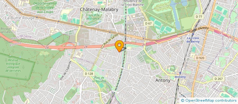 localisation de l'entreprise MADAME CLAIRE LAFFAY à ANTONY