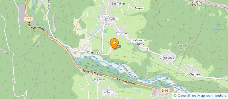 localisation de l'entreprise MADAME CLAIRE LAGACHE  DINGY-SAINT-CLAIR