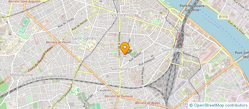 localisation de l'entreprise MADAME CLAIRE LALLEMAND  BORDEAUX