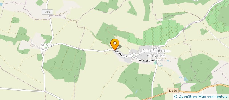 localisation de l'entreprise MADAME CLAIRE LALLEMENT  SAINT-EUPHRAISE-ET-CLAIRIZET