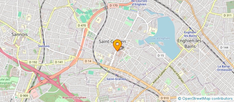 localisation de l'entreprise MADAME CLAIRE LAMBERT  SAINT-GRATIEN