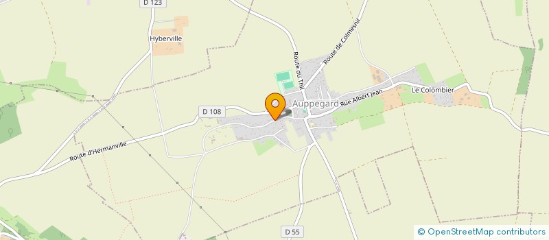 localisation de l'entreprise MADAME CLAIRE LANGLOIS  AUPPEGARD