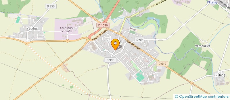 localisation de l'entreprise MADAME CLAIRE LANGLOIS  GUIGNES