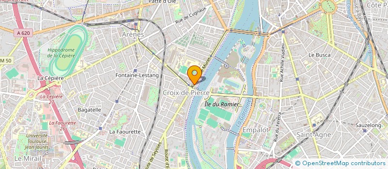 localisation de l'entreprise MADAME CLAIRE LANNAUD  TOULOUSE