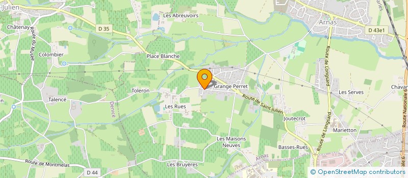 localisation de l'entreprise MADAME CLAIRE LAROCHE  ARNAS