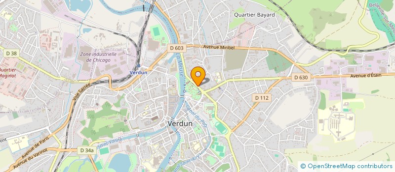 localisation de l'entreprise MADAME CLAIRE LARRORY à VERDUN