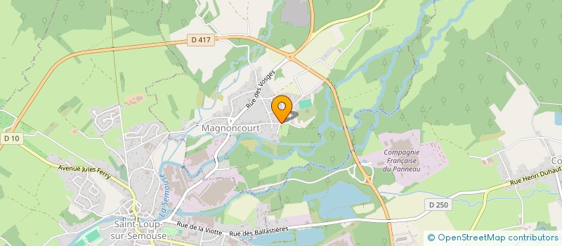 localisation de l'entreprise MADAME CLAIRE LASZCZYK  MAGNONCOURT