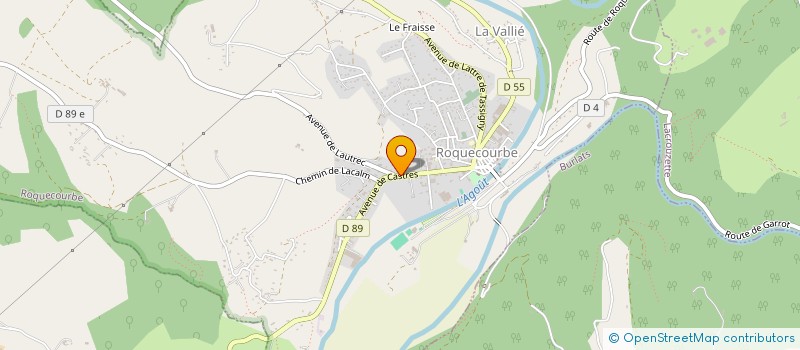localisation de l'entreprise MADAME CLAIRE LAUR à BURLATS