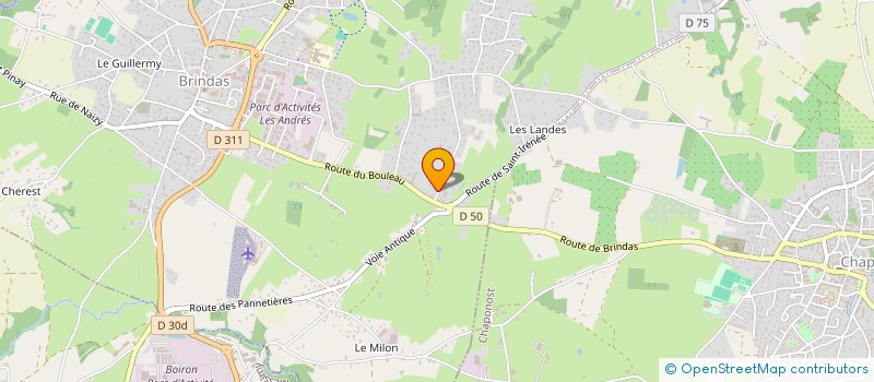 localisation de l'entreprise MADAME CLAIRE LAURENCE MOREAUX  BOURGOIN-JALLIEU