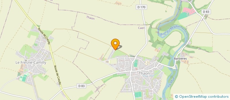 localisation de l'entreprise MADAME CLAIRE LAURENT  THAON