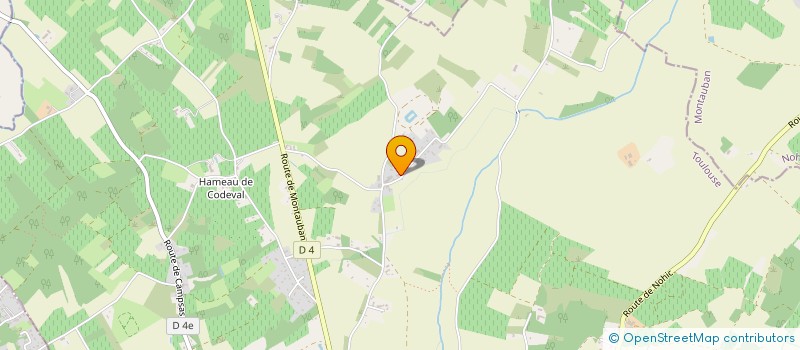 localisation de l'entreprise MADAME CLAIRE LAURENT  FRONTON