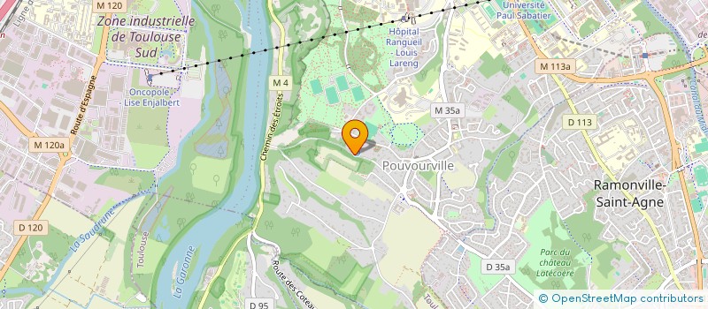 localisation de l'entreprise MADAME CLAIRE LAURENT  TOULOUSE