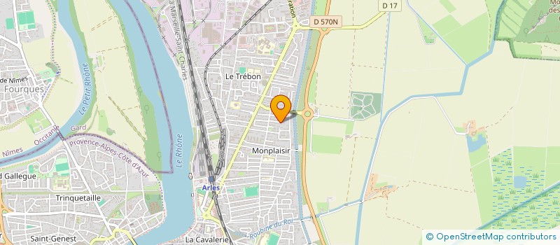 localisation de l'entreprise MADAME CLAIRE LAURENZIO  ARLES