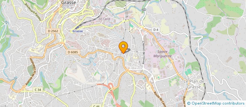 localisation de l'entreprise MADAME CLAIRE LAVALOU  GRASSE