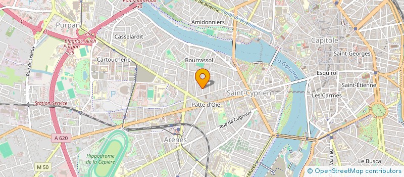localisation de l'entreprise MADAME CLAIRE LAVERGNE à TOULOUSE