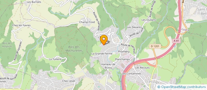 localisation de l'entreprise MADAME CLAIRE LAVIGNE à ANNECY