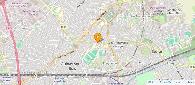 localisation de l'entreprise MADAME CLAIRE LAZARETH à AULNAY-SOUS-BOIS