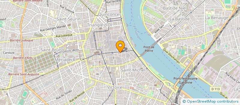 localisation de l'entreprise MADAME CLAIRE LE BARAZER  BORDEAUX