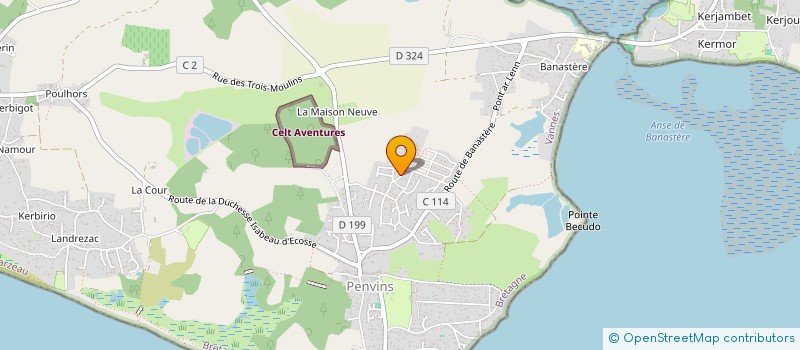 localisation de l'entreprise MADAME CLAIRE LE BIDEL  SARZEAU