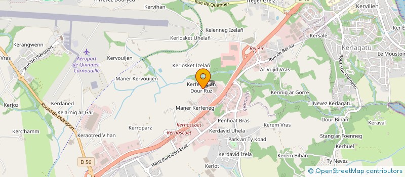 localisation de l'entreprise MADAME CLAIRE LE BLEVEC  PLUGUFFAN