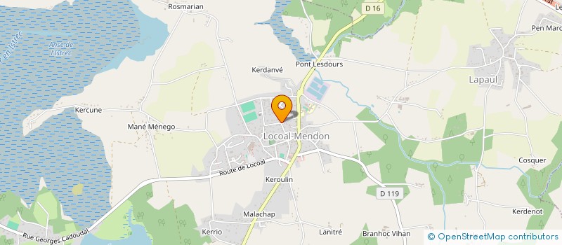 localisation de l'entreprise MADAME CLAIRE LE BOHEC  BELZ