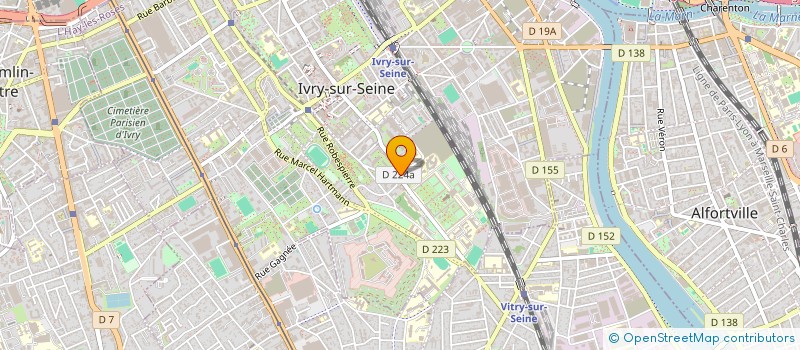 localisation de l'entreprise MADAME CLAIRE LE BOUTEILLER à IVRY-SUR-SEINE