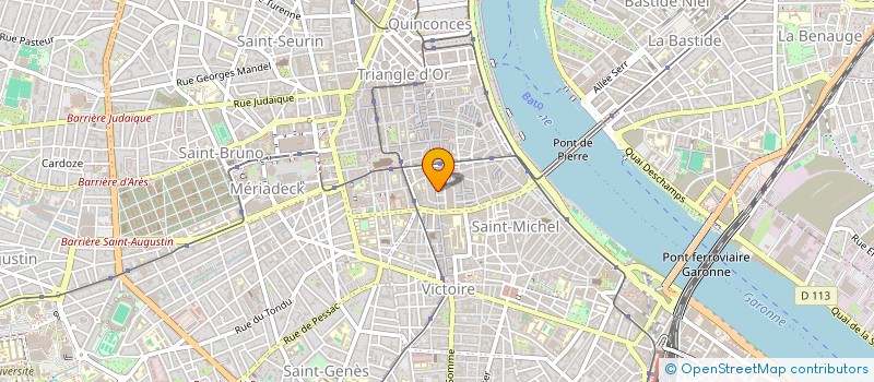 localisation de l'entreprise MADAME CLAIRE LE CLEZIO  BORDEAUX