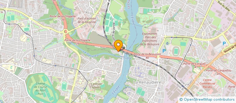 localisation de l'entreprise MADAME CLAIRE LE CORRE à LA CHAPELLE-SUR-ERDRE