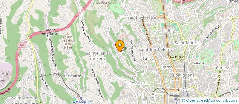 localisation de l'entreprise MADAME CLAIRE LE DIFFON  NICE