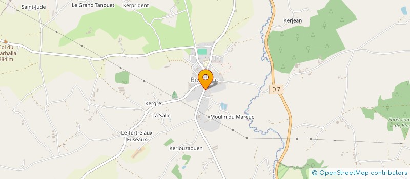 localisation de l'entreprise MADAME CLAIRE LE FEVRE  BOQUEHO