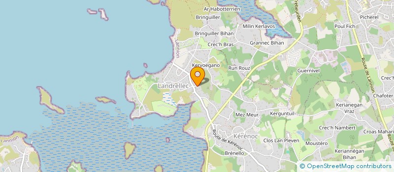 localisation de l'entreprise MADAME CLAIRE LE JANNOU  PLEUMEUR-BODOU