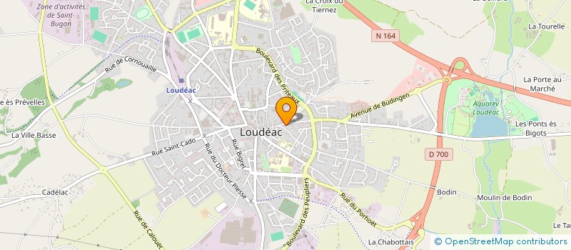 localisation de l'entreprise MADAME CLAIRE LE MOIGN à LOUDEAC